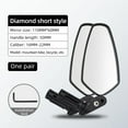thumbnail image 3 of ROCKBROS Bicycle Mirrors MTB Mountain Bike Plug Cycling HD Mirror 16-22mm Diameter Adjustable & Rotatable Clear Vision for Cycling Compatible Ventilation Both Sides Holes, 3 of 9