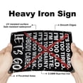 thumbnail image 3 of Motivational Quotes Tin Sign Let's Go Metal Signs Black Incentives Metal Wall Plaques Funny Signs Vintage Decor Wall Art DIY, 3 of 7