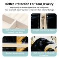 thumbnail image 3 of Crow Travel Portable Jewelry Box - Square Organizer Box with Bracelet Holder, Earring Organizer – Store Rings, Earrings, Necklaces, Bracelets, and More! Suitable for Girls and Women, 3 of 6