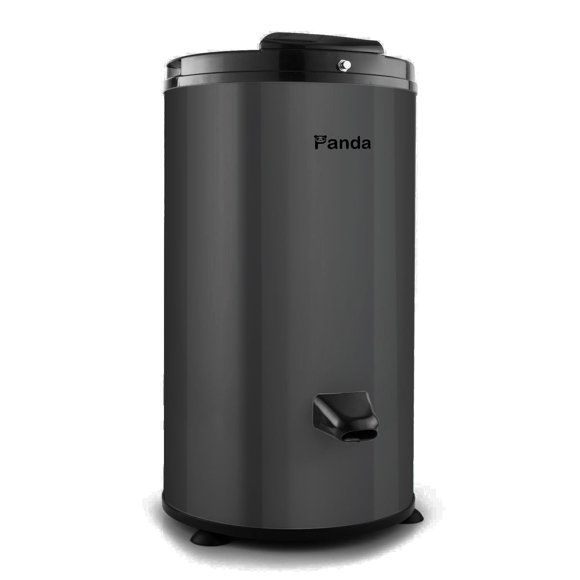 Panda Séchoir à Essorage Portable Haut de Gamme 3200 Tr/min, Tambour et Boîtier en Acier Inoxydable, Format Appartement 110 V 22 Lb Grande Capacité, Gris