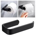 thumbnail image 1 of Toallero de baño BRI negro mate sin perforación, 1 of 5