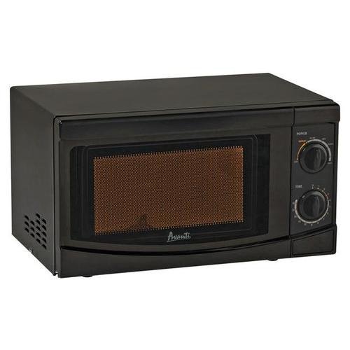 MO7082MB Rotary Dial 700-watt Microwave, 0.7 Cubic Feet, Black