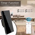 thumbnail image 3 of Tuya WiFi Smart Touch Switch US 1/2/3/4 Gang 2 Wiring Methods Neutral Wire, 3 of 5