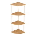 thumbnail image 4 of GROWTH TANK Corner Shelf Corner Display Shelf Durability Frees Standing Easy to Install Storage Rack Multipurpose for Kitchen Office Home 92cm, 4 of 9
