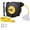 Yellow, variant on VEVOR Retractable Extension Cord Reel, 45 FT, Heavy Duty 12AWG/3C SJTOW Retractable Power Cord with Lighted Triple Tap Outlet, 15 Amp Circuit Breaker 180° Swivel Bracket for Ceiling or Wall Mount