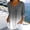 Gray, variant on Women's Gradient Print T-Shirt 3/4 Sleeve V Neck Crew Neck Casual Loose Tops with Pockets, Soft Comfy Fashion Blouse White