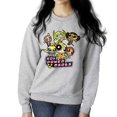 thumbnail image 1 of Eighties Power Girls Powerpuff Women's Sweatshirt, 1 of 3
