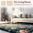 thumbnail image 2 of ODIKA 6' x 9' Machine Washable Non-Slip Area Rug, Floral Flower High Traffic Rug, Pink, 197222, 2 of 7