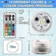 thumbnail image 3 of Submersible LED Lights Waterproof RGB Multicolor, 10 Mini Underwater Lights with Remote Control for Pools, 3 of 5