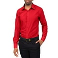 thumbnail image 2 of G-Style USA Men's Slim Fit Long Sleeve Dress Shirt, 2 of 5