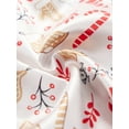 thumbnail image 4 of 1-8Y Toddler Boys Girls Satin Silk Long Sleeve Christmas Pajamas Set Kids Button Down 2PCS Pjs Sleepwear, 4 of 8