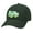 Forest Green, variant on Women's St. Patrick's Day Retro Lucky Embroidered Adjustable Hat Baseball Cap, Black