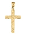 thumbnail image 1 of 18K Yellow Gold Latin Cross Pendant - 38 mm, 1 of 3