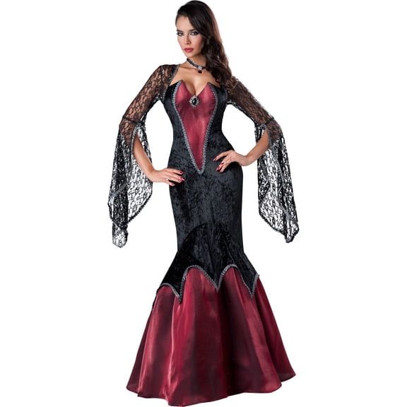 Incharacter Piercing Beauty Vampiress Adult Costume Large Female