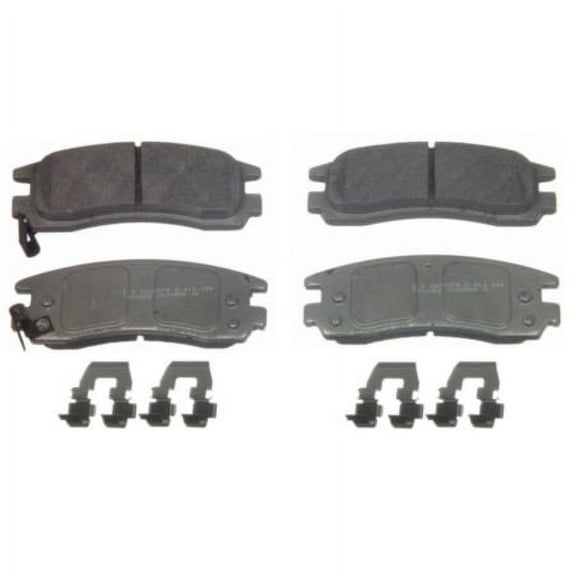 Wagner Brake Thermoquiet Semi-Metallic Brake Pad Set Fits select: 2000-2005 CHEVROLET IMPALA, 2002-2007 BUICK RENDEZVOUS