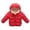 Red, variant on Jandel Winter Children Hooded Down Padded Parkas Kids Thicken Fleece Jackets Girls Boys Warm Coat Outerwear Overcoat