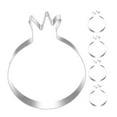 thumbnail image 5 of MLINS 5pcs Pomegranate Cookie Cutters,  Stainless Steel Biscuit Mold Cutter Set For Cake Dessert Fondant Baking Decorating, 5 of 7
