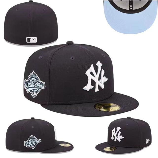 Gorra De Béisbol Para Hombres Yanquis De Nueva York Gorras Totalmente Cerradas Sombrero Bordado