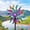 Rainbow, variant on Wind Spinners Outdoor Metal, 360? Kinetic Wind Spinner with Stake, Metal Garden Yard Patio Lawn Windmill Decor (12.6" Dia, 56.7" H, Copper Petal)