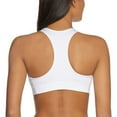 thumbnail image 2 of Nike Women's Standard Victory Compression Sports Bra, White/Black, Small, 2 of 2