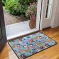thumbnail image 2 of Basset Hound Dog and Flower Door Rugs,Washable Non Slip Door Mats Indoor,Decorative Door Mats,Entry Mat Indoor for Entrance,Bedroom,Kitchen,Bathroom,30"x17", 2 of 6