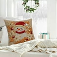 thumbnail image 5 of YIKA Christmas Tree Snowflake Reindeer Pillowcase Christmas Pillow Cover Holiday Decoration Sofa Decoration Linen Pillow Home Sofa Holiday Decoration Pillow Cover A, 5 of 6