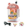 thumbnail image 3 of Máquina electrónica de juguetes pequeños para interiores con luces, máquina de muñecas para niñas Rosa 10 muñecas, 3 of 9