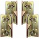 thumbnail image 1 of 4-Pack Durable Bed Rail Brackets with Screws for Easy Installation, 1 of 5