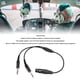 thumbnail image 4 of Adaptador De Auriculares XLR De 5 Pines A GA Dual, Plug And Play Flexible Adaptador De Auriculares De Aviación De Enchufe Dual XLR A GA De 5 Pines Macho A Hembra Resistente Para, 4 of 7