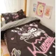 thumbnail image 1 of Sanrio Cinnamoroll Kuromi My melody ropa de cama para estudiantes, juego de cuatro piezas de dibujos animados, Sábana de cama para dormitorio para niñas, funda de edredón, juego de tres piezas, 1 of 5
