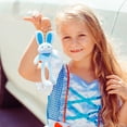 thumbnail image 2 of kjfeif 30cm Keychain Cute Stretchable Long Ears Bunny Doll Plushies Bag Pendant Soft Plush Toy Key Ring Pendant Accessories New Year for Women Teens Girls Kids Backpack Purse, 2 of 6