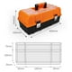 thumbnail image 2 of Caja de Herramientas Plegable Zulema Estuche de almacenamiento 3 Capas con Asa, 2 of 8