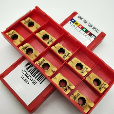 

Leke 10pcs APMT1604PDER DP5320 milling cutter carbide inserts for steel for BAP 400R