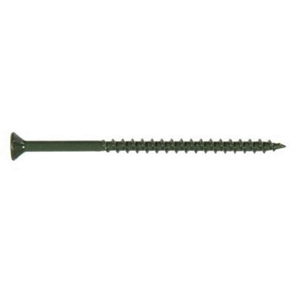 Deck Plus Ceramic Wood & Deck Screws, Green, #10 x 3-In., 5-Lbs. 48405