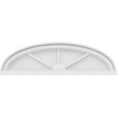 thumbnail image 3 of Ekena Millwork 28"W x 8"H x 2"P Elliptical 3 Spoke Architectural Grade PVC Pediment, 3 of 7