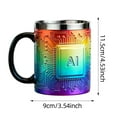 thumbnail image 3 of Double Wall Glass Coffee Mugs Insulated, Clear Tea Cup with Handle for Cappuccino, 1 Count, 4.5 x 3.7 Inch, Heat Resistant Glassware for Latte, Espresso, Home Kitchen, Housewarming Gifts, 3 of 8