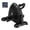 1-Black, variant on AGM Mini Trainer Bike, Pedal Exerciser Under Desk Exercise Bike, 240 lbs, Silver