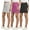 Set 1, variant on 3 Pack: Women's 16" Active High Waisted Skort Skirt Pockets - Running Tennis Golf Gym (Available In Plus)
