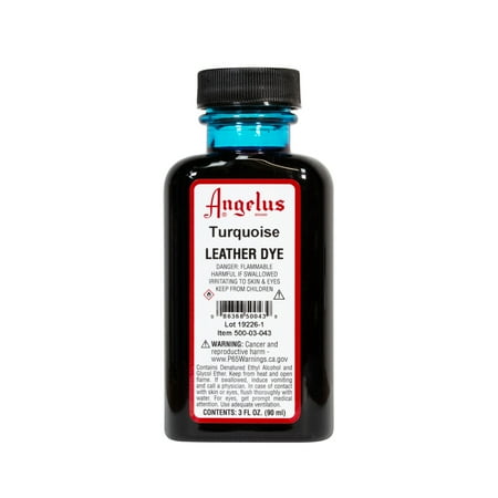 UPC: 0086366500439 | Angelus® Leather Dye 3 oz. Turquoise