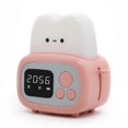 thumbnail image 2 of Cute Timer Clock Toaster Lamp USB Charging Bedside Night Light LED Digital Table Clock Alarm s20241224462, 2 of 5