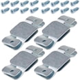 thumbnail image 1 of 8PCS Large Sofa Connector Plug Couch Universal Stainless Steel Sofa Connector Furniture Connector Locking Couch Brackets, 1 of 4