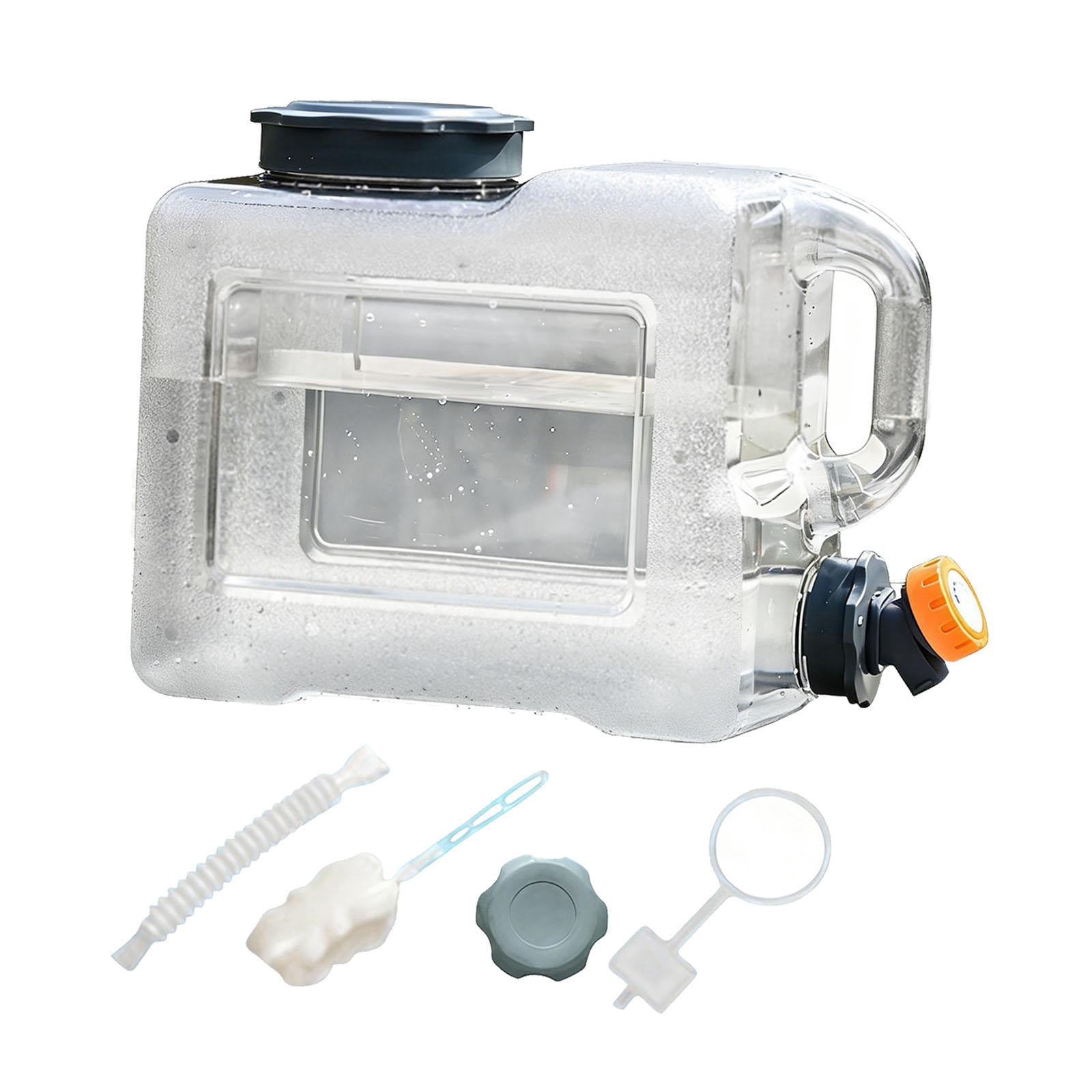 GARENDE Camping Water Jug with Spigot Portable Hydration Bucket for Emergency RV Car 8.6L