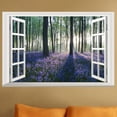 thumbnail image 3 of Justharion 2 Pieces 3D Window Wall Stickers Interesting Scenery Decal Home Ornament, 3 of 6