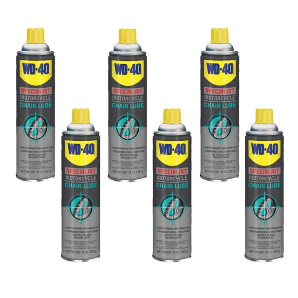 WD40 Specialist 14 Ounce Anti Wear Rust Resistant Motorcycle Chain Lube