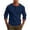 (Classic)Dark Blue, variant on YODETEY George Men’s Waffle Knit Henley Long Sleeve Casual Shirt, Everyday Soft Knit Henleys for Mens ,Big and Tall Black,Size XXL