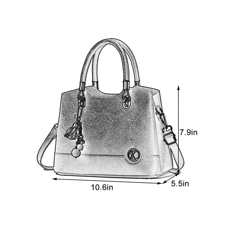 Women Detachable Bag Strap Adjustable Solid PU Leather Wide