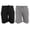 Black/Grey, variant on Tom Franks Jersey Lounge Shorts (2 Pack)