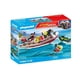thumbnail image 3 of Set de Juego Playmobil Fire Brigade Bote de bomberos con moto acuática 52 Piezas, 3 of 4