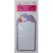 Way to Celebrate Val List Pad Unicorn