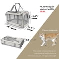 thumbnail image 2 of Transportín para mascotas GAPZER para gatos grandes y perros medianos de hasta 9 kg, 2 of 8